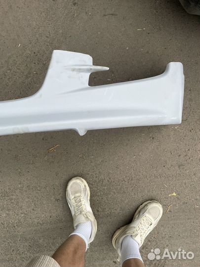 Накладка на передний бампер mugen, Honda civic 4d