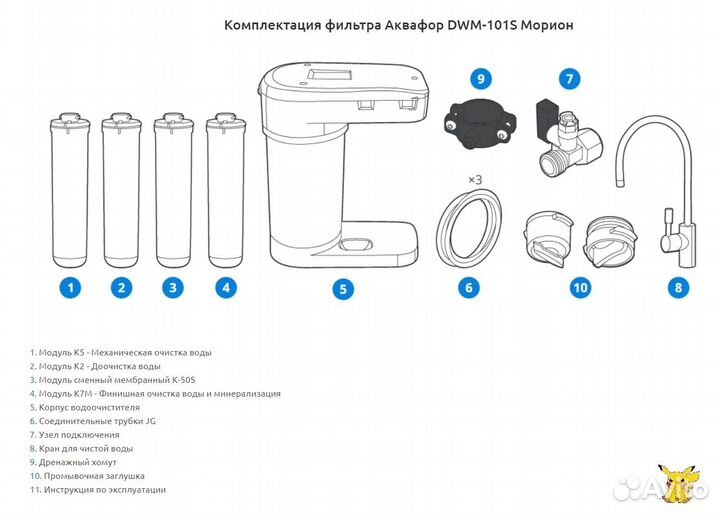 Фильтр Аквафор Морион DWM-101S