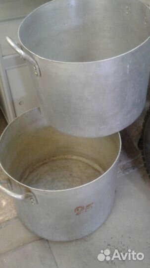 Кастрюля алюминиевая с крышкой