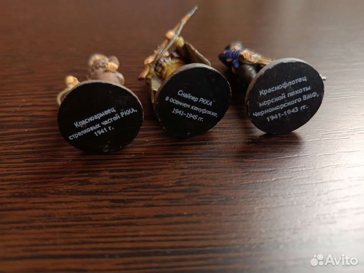 Оловянная модель солдатика ВОВ