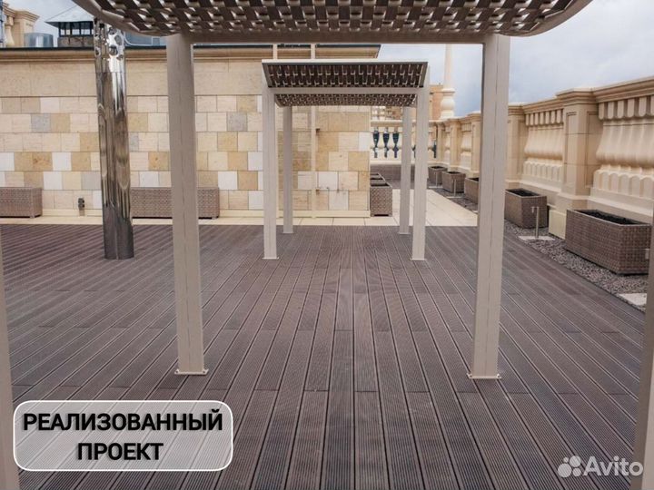 Доска из дпк с тиснением 3D