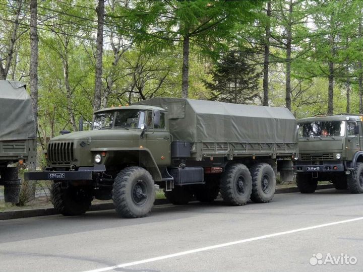 Тент на военный Камаз