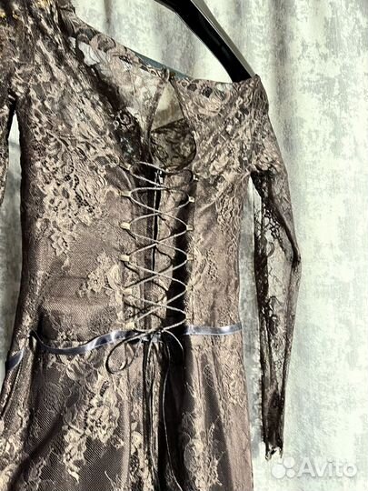 Платье женское 42 44 черное вечернее