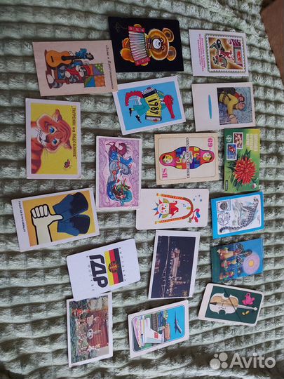 Календарики коллекция СССР