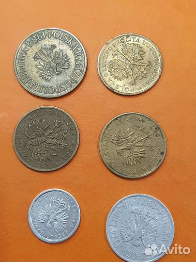 Монеты Чехословакии, Польши, фрг, гдр и др.стран