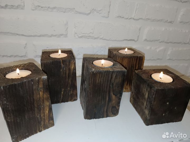 Подсвечник лофт