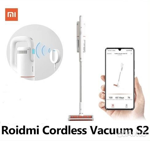Вертикальный пылесос Roidmi S2 White Новый Гарант