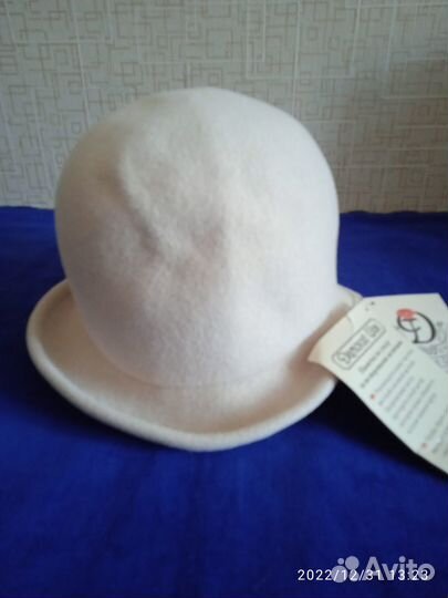 Шляпа женская,велюр.Размер 57.Цвет