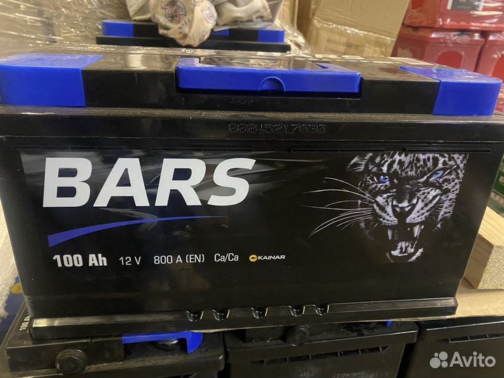 Аккумулятор 6ст 100 Bars Барс на Газон