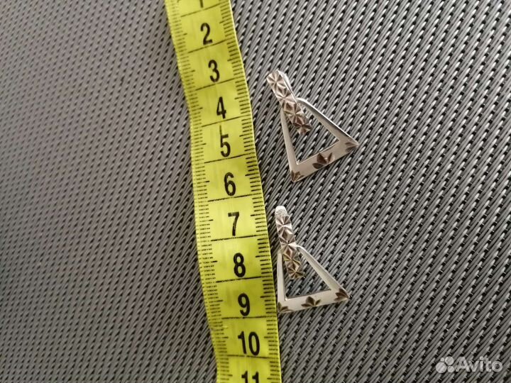 Серьги серебро