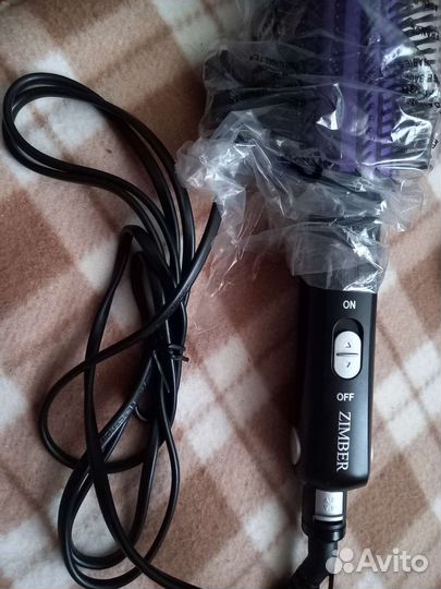 Расческа выпрямитель для волос новая zimber