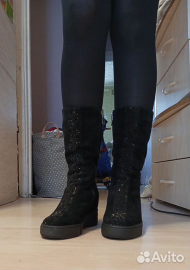 Сапоги женские зимние натуральная кожа 41и 40