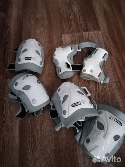 Роликовые коньки детские раздвижные и экипировка