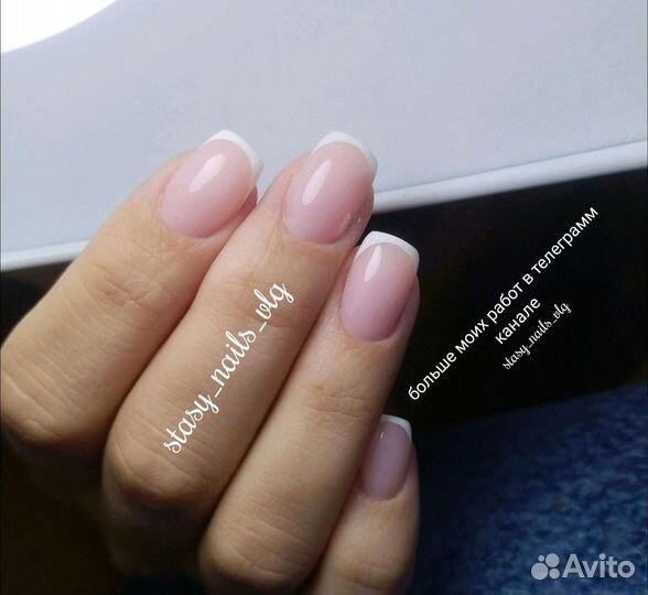 Маникюр, гель лак, укрепление своих ногтей