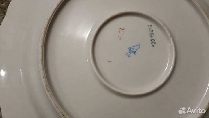 Блюдо фарфор дулево