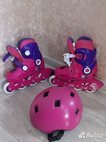 Ролики детские плюс шлем и сумка