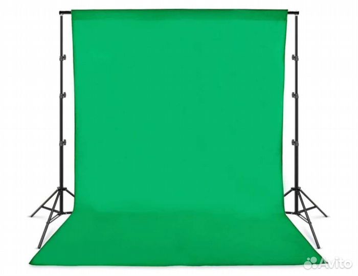 Хромакей 3*4 метра + Стойки (дополнительно)