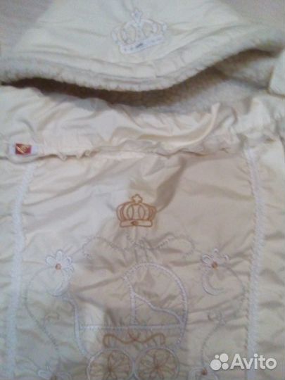 Зимний конверт в коляску