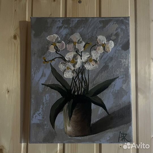 Картина акрилом на холсте с подрамником