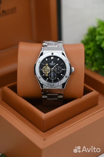 Часы металлические Hublot люкс