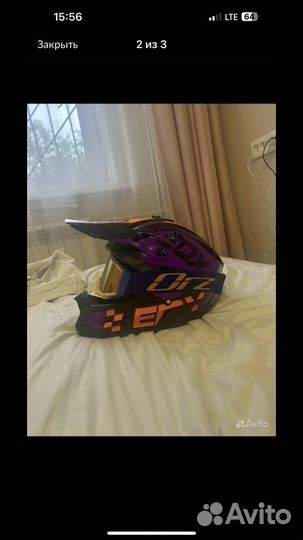 Мотошлем кроссовый