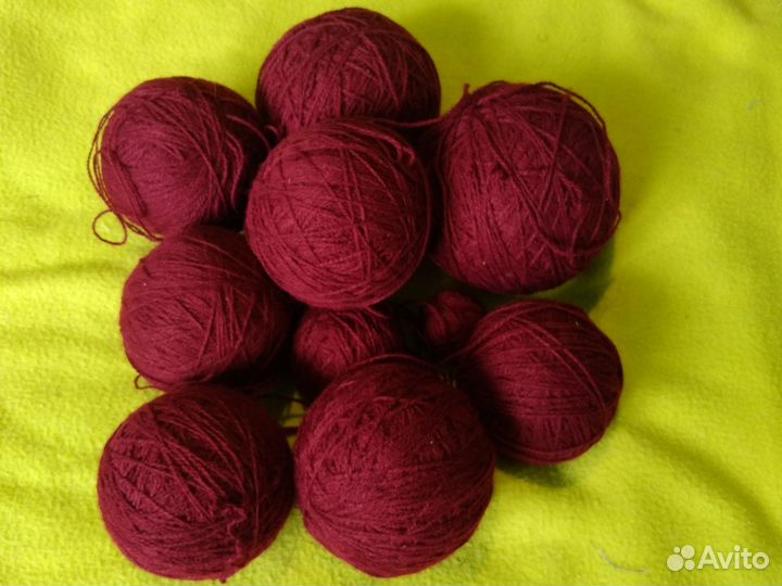 Пряжа нитки для вязания пакетом полушерсть