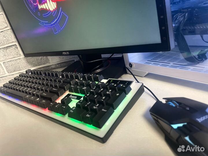 Игровой пк10400f/RTX 3060+Монитор 24/144Hz+клавиат