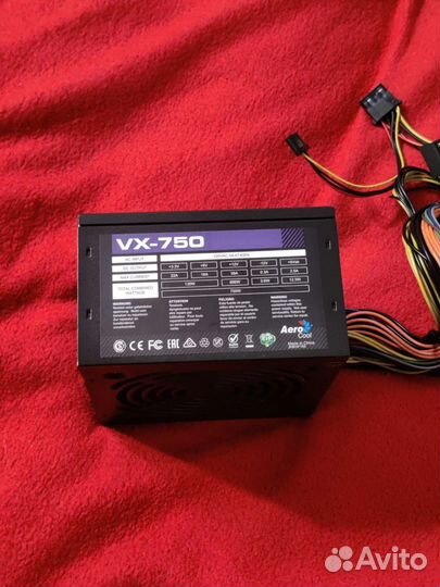 Блок питания Aerocool VX 750 (750w)