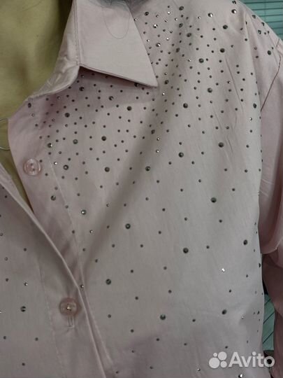 Рубашка стразы