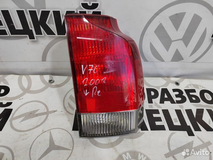 Фонарь задний Volvo V70 2