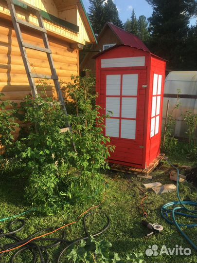 Летний душ, туалет для дачи