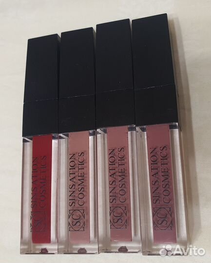 Жидкие матовые помады Sinsation Cosmetics