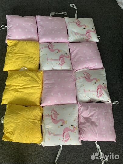 Подушечки в кроватку