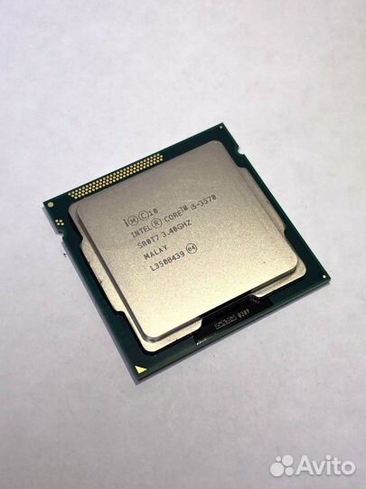 Intel Core i5-3570 3.40-3.80 GHz 4 ядра LGA1155