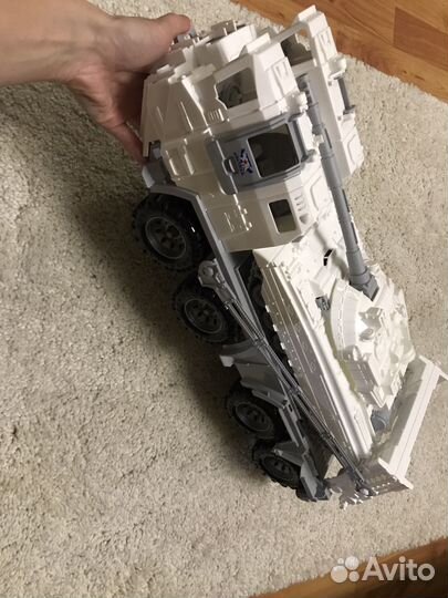 Машинка Военный тягач с танком