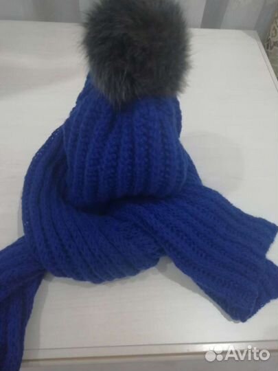 Комплект шапка и шарф