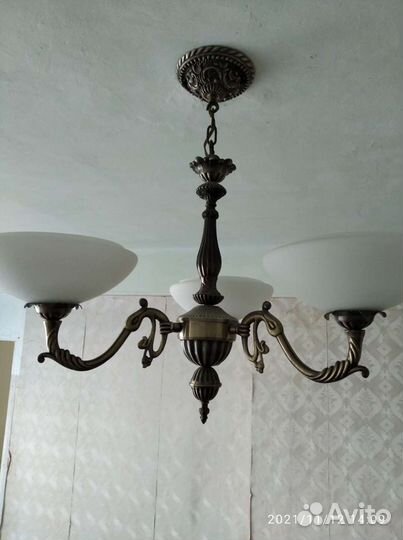 Люстра металл