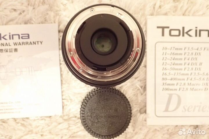 Объектив Tokina Fisheye 10-17 F 3.5 - 4.5 DX