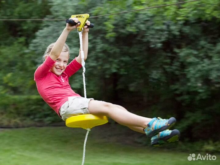 Зиплайн - Zip line - троллей (тарзанка)