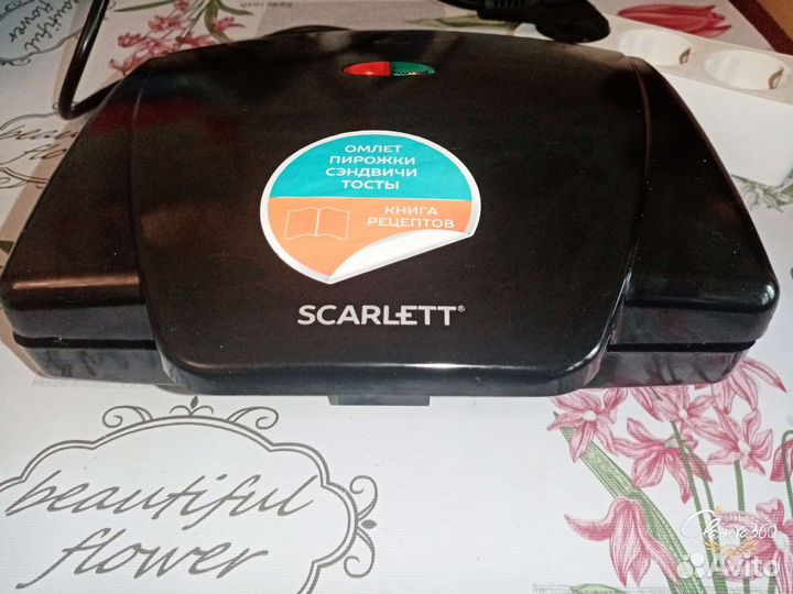 Новый сэндвич-тостер Scarlett Sc-tm11035 Быстро