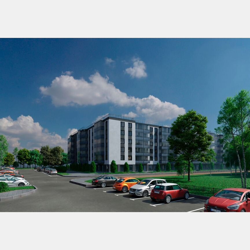 1-к. квартира, 35,9 м², 3/6 эт.