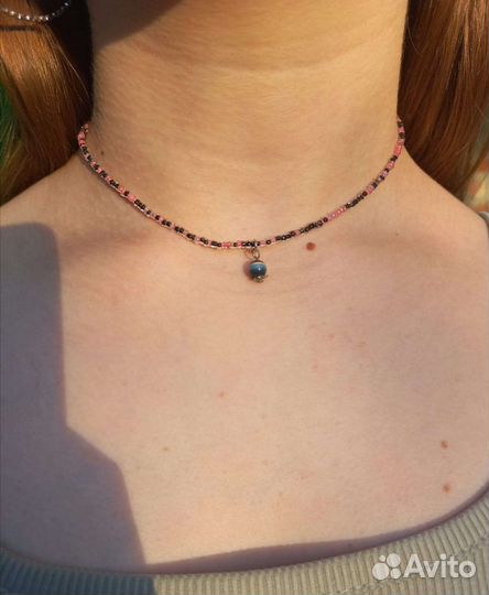 Чокер из бисера