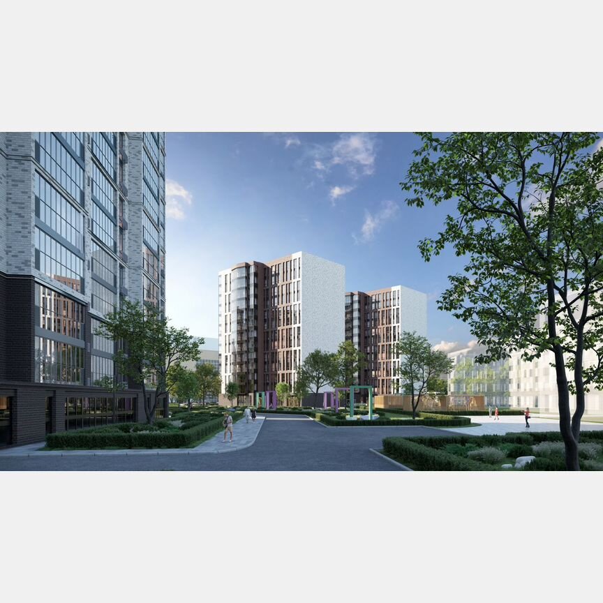 2-к. квартира, 68,9 м², 2/13 эт.