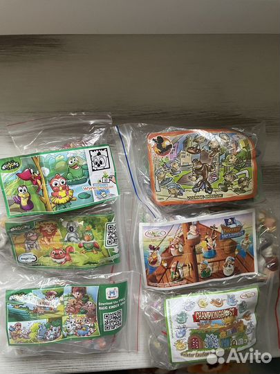 Серии киндер сюрприз