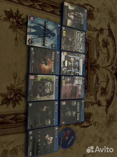 Игровые диски на ps4