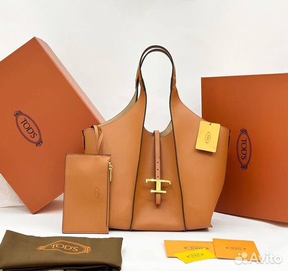 Сумка Tods натуральная кожа