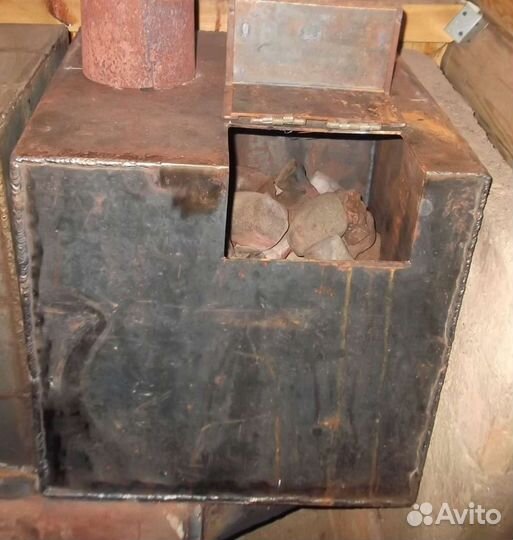 Печь для бани из трубы