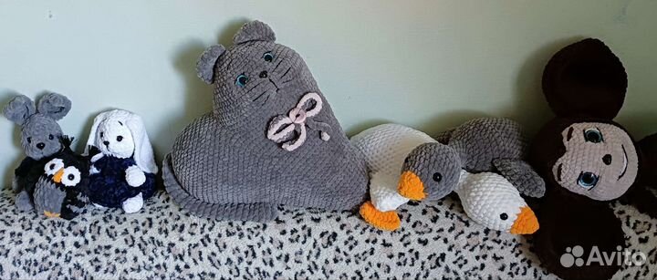 Мягкие игрушки вязанные