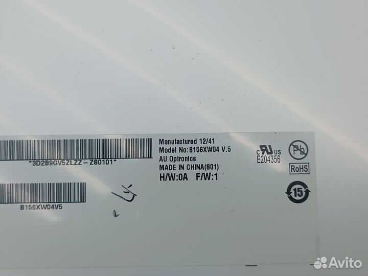 Матрица B156XW04 V.5