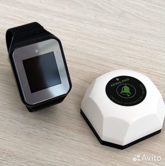 Беспроводная система/кнопка вызова официанта часы